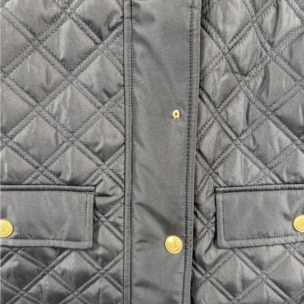 J.Crew Quilted Barn Vest Black XXS